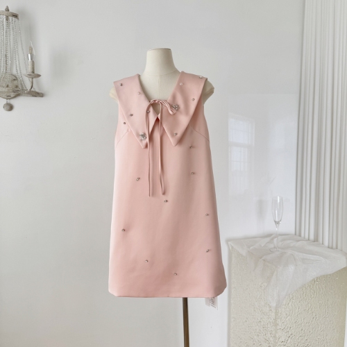 Spring 2025 French-style noble lady dress beautiful dress