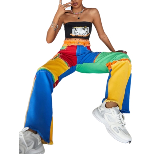 2025 Summer New Style Denim Fashion StreetStraight Pants